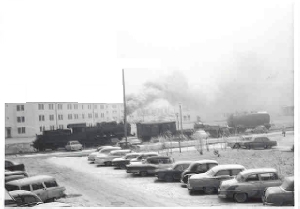 Train in Winter