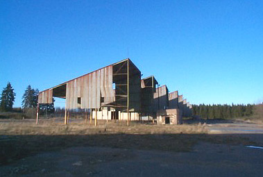 Launch Shelters in 2002, years after being abandoned